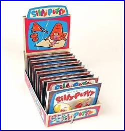 VINTAGE 1960's CASE of SILLY PUTTY STORE DISPLAY with 12 ea SILLY PUTTY MOC