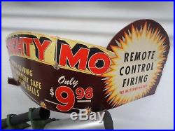 VINTAGE 1965 DELUXE READING MIGHTY MO CANNON COMPLETE With STORE MOBILE DISPLAY