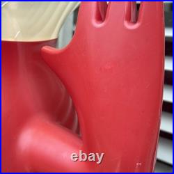 VINTAGE 1970s STORE DISPLAY KOOL-AID MAN 3 FOOT TALL RED ADVERTISING SIGN