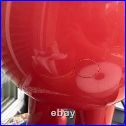 VINTAGE 1970s STORE DISPLAY KOOL-AID MAN 3 FOOT TALL RED ADVERTISING SIGN