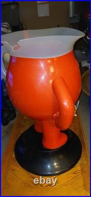 VINTAGE 1970s STORE DISPLAY KOOL-AID MAN STANDING 3 FOOT TALL RED PITCHER