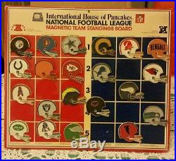 Vintage 1977 Ihop NFL Magnetic Standings Board Store Display Rare