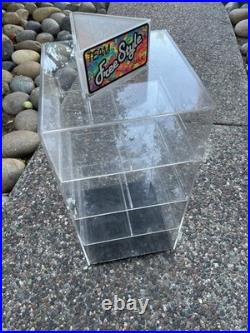 VINTAGE 90s SUNGLASSES ACRYLIC COUNTER STORE ROTATING CASE DISPLAY FREESTYLE USA