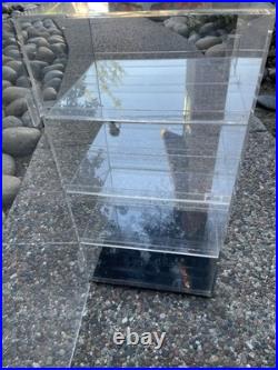 VINTAGE 90s SUNGLASSES ACRYLIC COUNTER STORE ROTATING CASE DISPLAY FREESTYLE USA