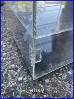 VINTAGE 90s SUNGLASSES ACRYLIC COUNTER STORE ROTATING CASE DISPLAY FREESTYLE USA