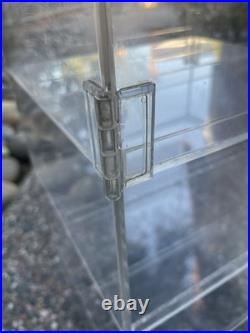 VINTAGE 90s SUNGLASSES ACRYLIC COUNTER STORE ROTATING CASE DISPLAY FREESTYLE USA