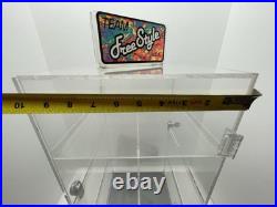 VINTAGE 90s SUNGLASSES ACRYLIC COUNTER STORE ROTATING CASE DISPLAY FREESTYLE USA