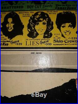 VINTAGE ADVERTSING 1978 ROLLING STONES SOME GIRLS 19in. COUNTER TOP DISPLAY