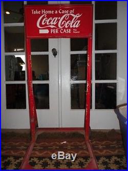 VINTAGE Antique Coca Cola Store Display Stand Hand Truck Dolly