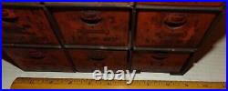 VINTAGE DORMAN ADD-A-BIN 11 DRAWERS CABINET STORAGE AUTOMOTIVE AD Store Display