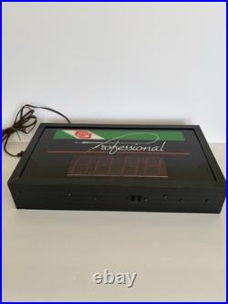 VINTAGE FUJI FILM CAMERAS LIGHTED ADVERTISING SIGN With DIGITAL CLOCK ANALOG FILM