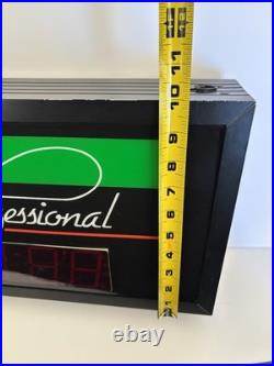 VINTAGE FUJI FILM CAMERAS LIGHTED ADVERTISING SIGN With DIGITAL CLOCK ANALOG FILM