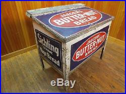 Vintage General Store Bread Advertizing Delivery Box