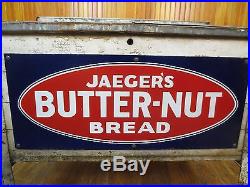 Vintage General Store Bread Advertizing Delivery Box