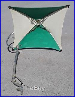 VINTAGE JOHN DEERE TRACTOR RARE UMBRELLA STORE DISPLAY SIGN 40 With 6' POLE