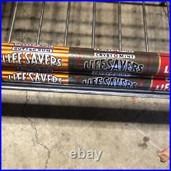 VINTAGE LIFE SAVERS 6 FLAVOR METAL Tin CANDY RACK STORE DISPLAY SIGN Rack