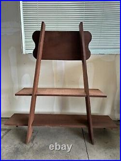 VINTAGE RED WING SHOES SALESMAN SALES WOOD STAND DISPLAYING BOOTS Rare Piece