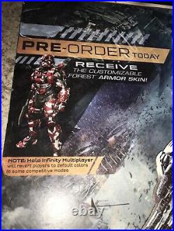 VINTAGE SIGN Halo PROMOTIONAL Retail Preorder Countdown Endcap Display VHTF RARE