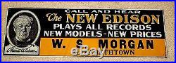 Vintage-thomas Edison-the New Edison Phonograph Photo Sign-store Display-35