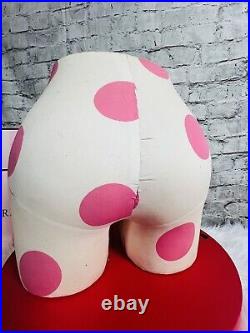 VINTAGE Victorias Secret PINK Store Display FORM Polka Dots Torso Mannequin RARE