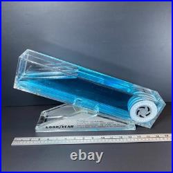 VTG 16 GOODYEAR Tires Aquachannel Acrylic Liquid Motion Store Display Sign