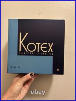 VTG 1940s WWII Kotex Display Box Promotional Advertising RARE Movie Period Prop