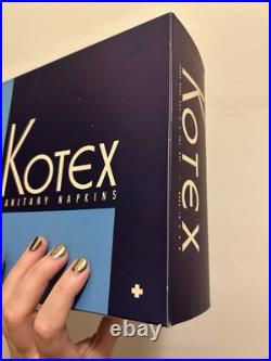 VTG 1940s WWII Kotex Display Box Promotional Advertising RARE Movie Period Prop