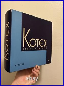 VTG 1940s WWII Kotex Display Box Promotional Advertising RARE Movie Period Prop