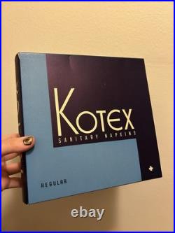 VTG 1940s WWII Kotex Display Box Promotional Advertising RARE Movie Period Prop