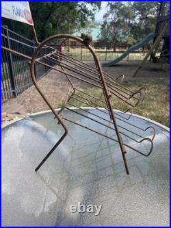 VTG 1943-1963 Curtiss Candy Metal Wire Countertop Rack Display Sign Chicago IL