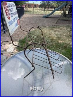 VTG 1943-1963 Curtiss Candy Metal Wire Countertop Rack Display Sign Chicago IL