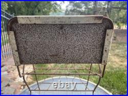 VTG 1943-1963 Curtiss Candy Metal Wire Countertop Rack Display Sign Chicago IL