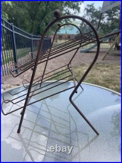 VTG 1943-1963 Curtiss Candy Metal Wire Countertop Rack Display Sign Chicago IL