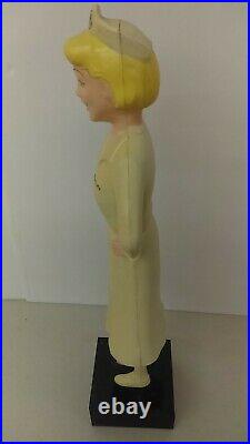 VTG 1950's Miss Curity First Aid Bandages Advertising Nurse 20 Store Display