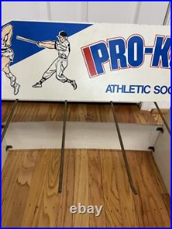 VTG 1970s KEDS Basketball Sneaker Sock Advertising Sign Countertop Store Display