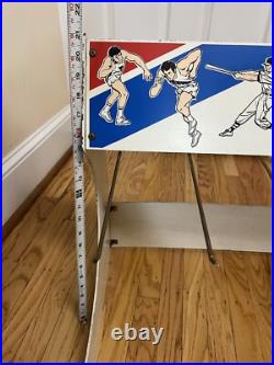 VTG 1970s KEDS Basketball Sneaker Sock Advertising Sign Countertop Store Display