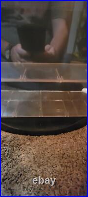 VTG 1970s Timex Countertop Watch Display Case Unbreakable Mainspring