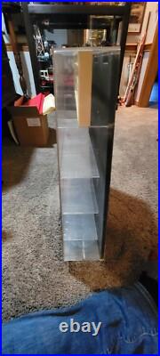 VTG 1970s Timex Countertop Watch Display Case Unbreakable Mainspring