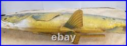 VTG 36 Metal Hanging Fish Market Advertising 3D Sign Salmon Bait Lure Fishing