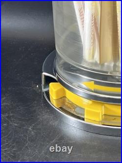 VTG 60s 70s MCDONALDS STORE ROTATING STRAW DISPENSER DISPLAY RETRO ATOMIC RARE