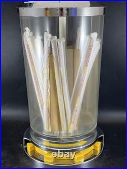 VTG 60s 70s MCDONALDS STORE ROTATING STRAW DISPENSER DISPLAY RETRO ATOMIC RARE