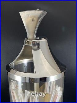 VTG 60s 70s MCDONALDS STORE ROTATING STRAW DISPENSER DISPLAY RETRO ATOMIC RARE