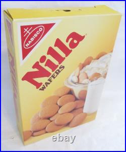 VTG 90's GIANT HUGE 26 Nilla Wafers Grocery Store Advertising Display Box
