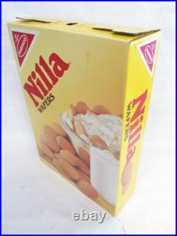 VTG 90's GIANT HUGE 26 Nilla Wafers Grocery Store Advertising Display Box