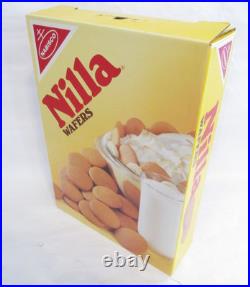 VTG 90's GIANT HUGE 26 Nilla Wafers Grocery Store Advertising Display Box