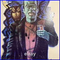 VTG 90's Nestle Halloween Store Display Standee Todd Shorr Frankenstein RARE