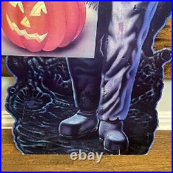 VTG 90's Nestle Halloween Store Display Standee Todd Shorr Frankenstein RARE