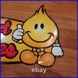 VTG 90s World Industries Flameboy Store Display Advertising Sign Skateboarding