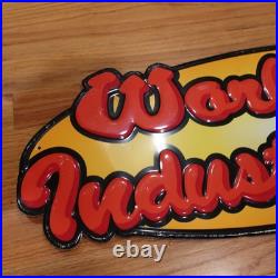 VTG 90s World Industries Flameboy Store Display Advertising Sign Skateboarding