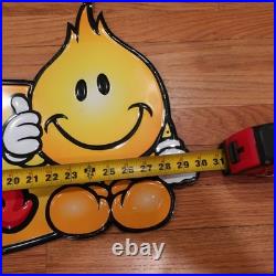 VTG 90s World Industries Flameboy Store Display Advertising Sign Skateboarding